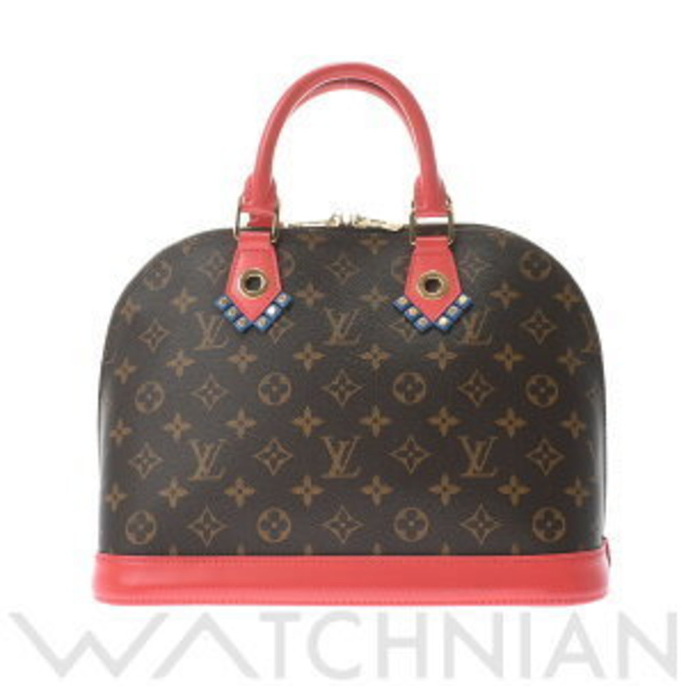 Louis Vuitton Monogram Totem Alma Flamingo Canvas Handbag